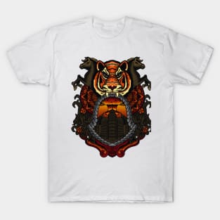 Dano Natural (Angry Tiger and Horse T-Shirt